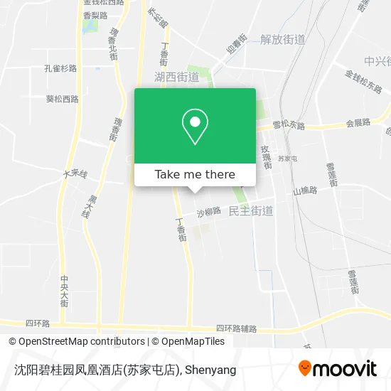 沈阳碧桂园凤凰酒店(苏家屯店) map