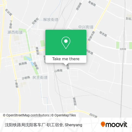 沈阳铁路局沈阳客车厂-职工宿舍 map