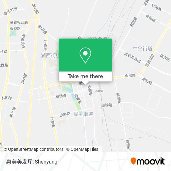 惠美美发厅 map