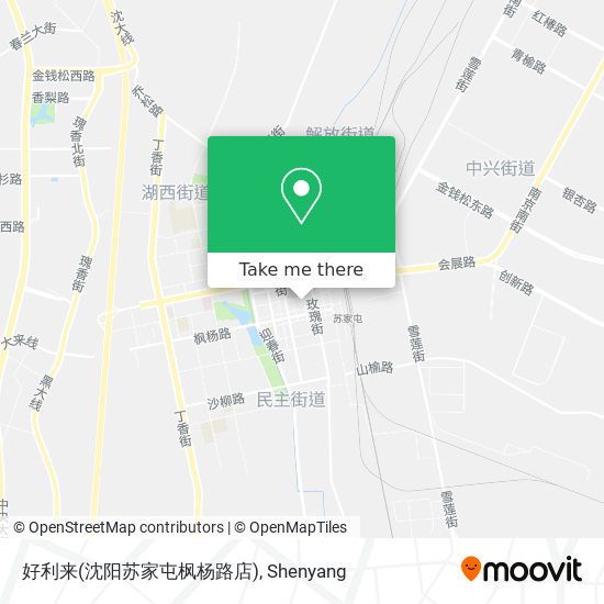 好利来(沈阳苏家屯枫杨路店) map
