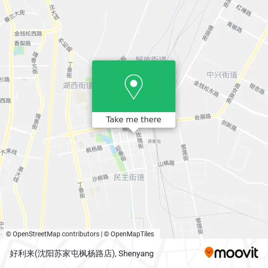 好利来(沈阳苏家屯枫杨路店) map