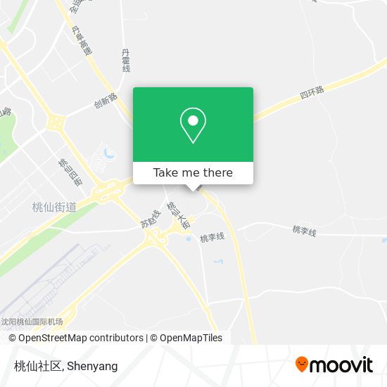 桃仙社区 map