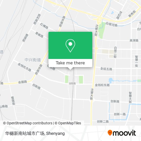 华樾新南站城市广场 map