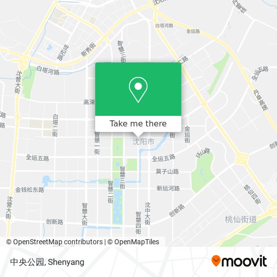 中央公园 map