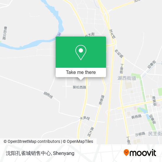 沈阳孔雀城销售中心 map