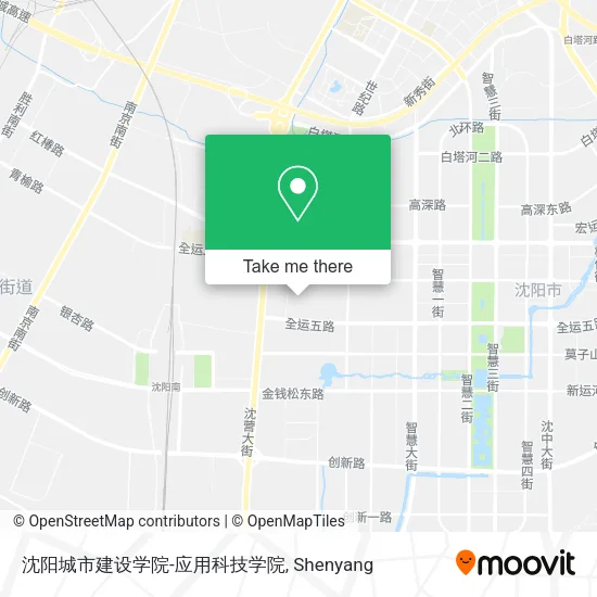 沈阳城市建设学院-应用科技学院 map