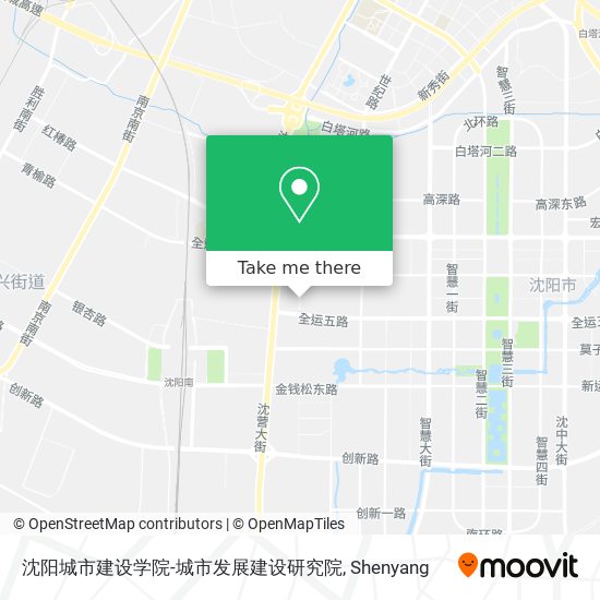 沈阳城市建设学院-城市发展建设研究院 map