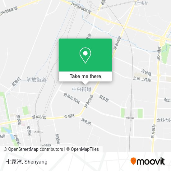 七家湾 map