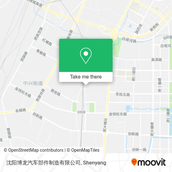 沈阳博龙汽车部件制造有限公司 map