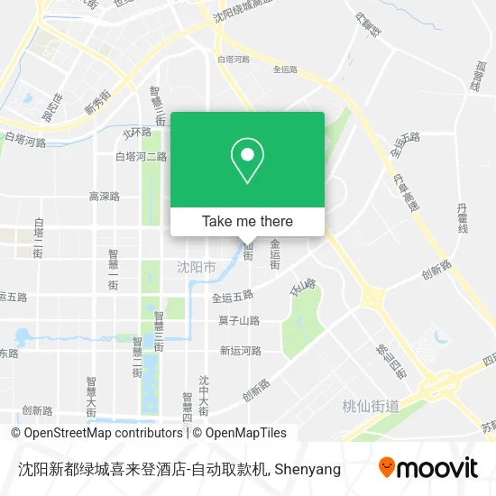 沈阳新都绿城喜来登酒店-自动取款机 map