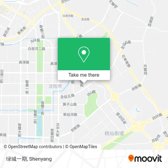绿城一期 map