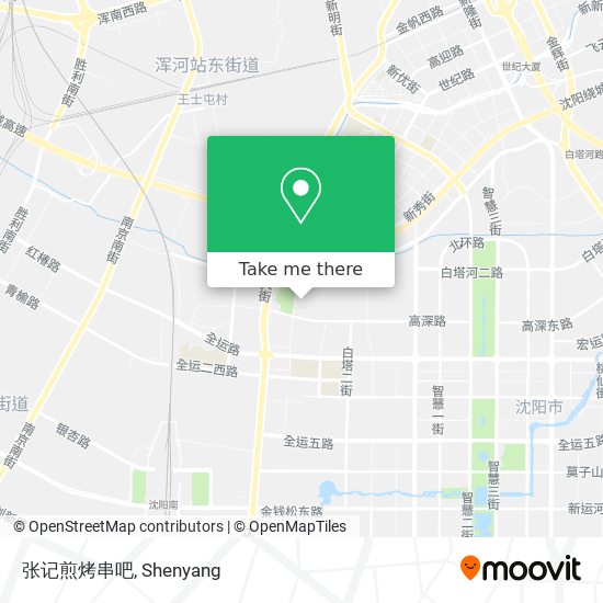 张记煎烤串吧 map