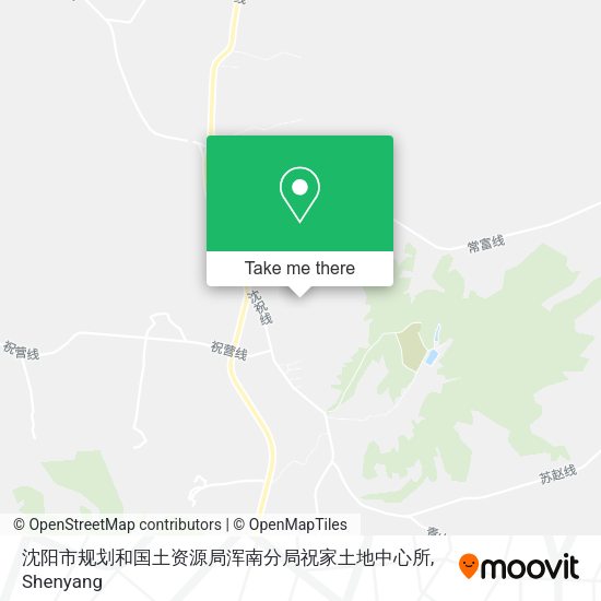 沈阳市规划和国土资源局浑南分局祝家土地中心所 map