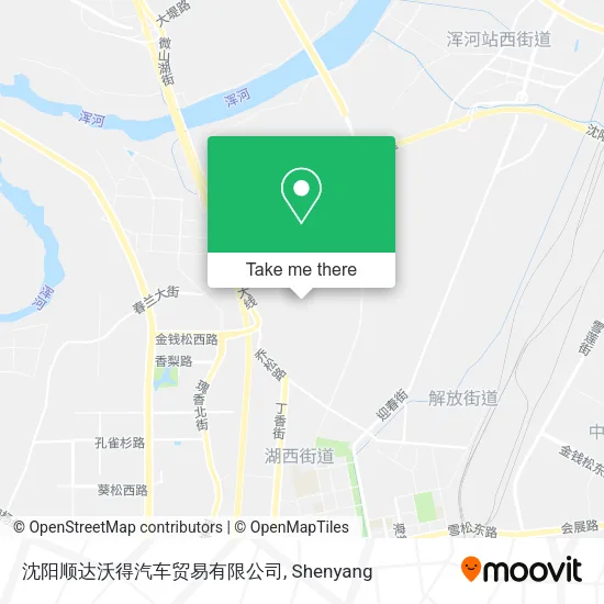 沈阳顺达沃得汽车贸易有限公司 map
