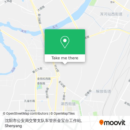 沈阳市公安局交警支队车管所金宝台工作站 map