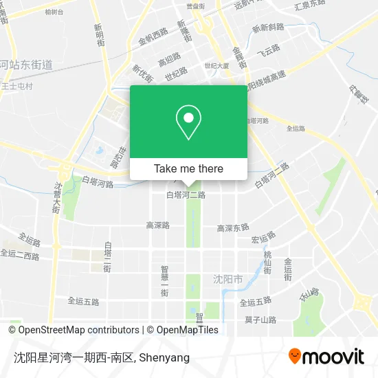 沈阳星河湾一期西-南区 map