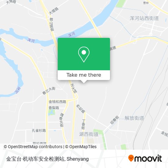 金宝台·机动车安全检测站 map