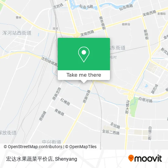 宏达水果蔬菜平价店 map