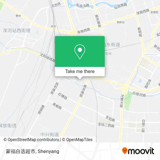 蒙福自选超市 map