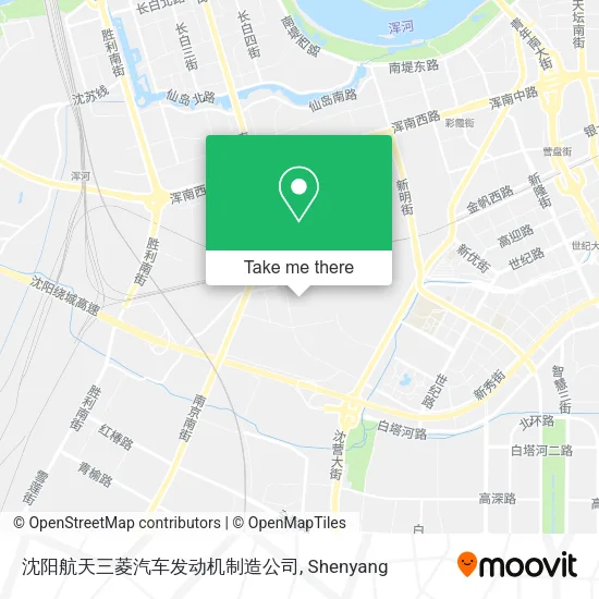 沈阳航天三菱汽车发动机制造公司 map