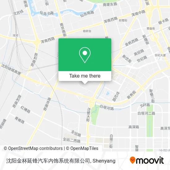 沈阳金杯延锋汽车内饰系统有限公司 map