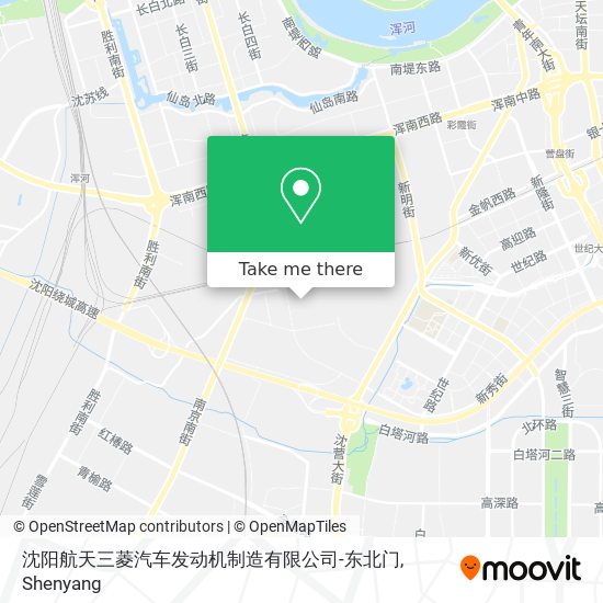 沈阳航天三菱汽车发动机制造有限公司-东北门 map