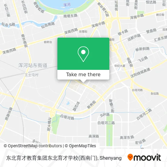 东北育才教育集团东北育才学校(西南门) map