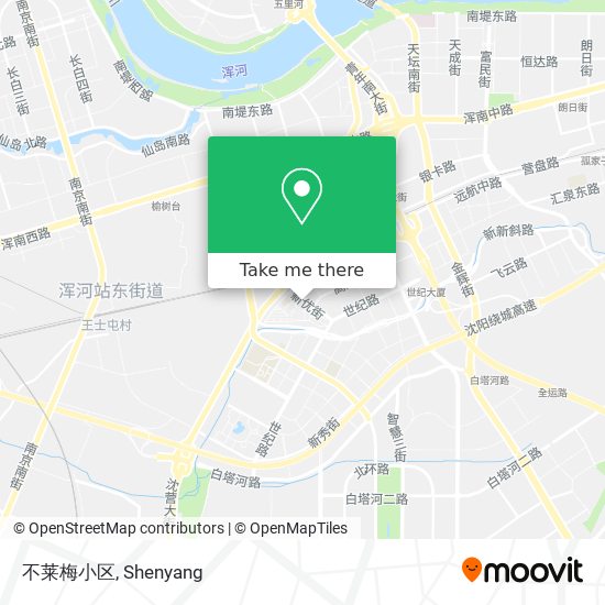 不莱梅小区 map