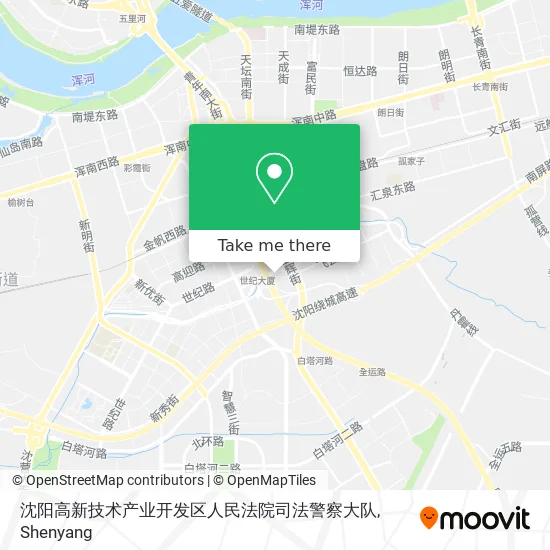 沈阳高新技术产业开发区人民法院司法警察大队 map