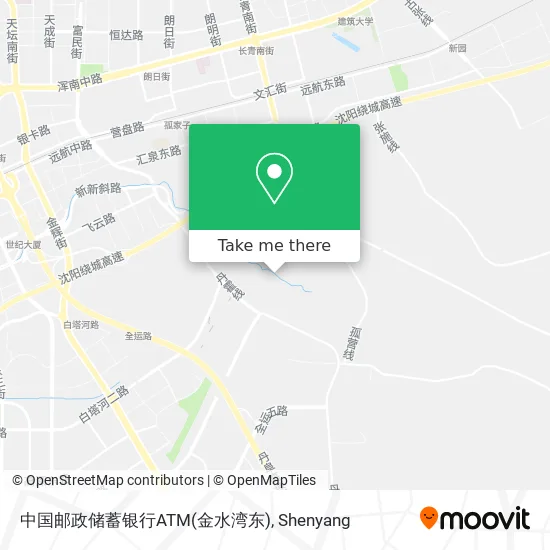 中国邮政储蓄银行ATM(金水湾东) map