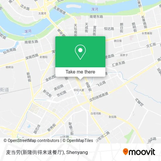 麦当劳(新隆街得来速餐厅) map