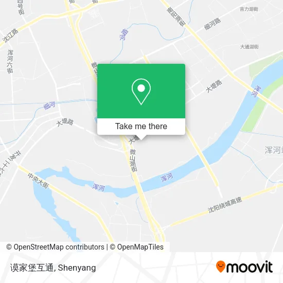 谟家堡互通 map