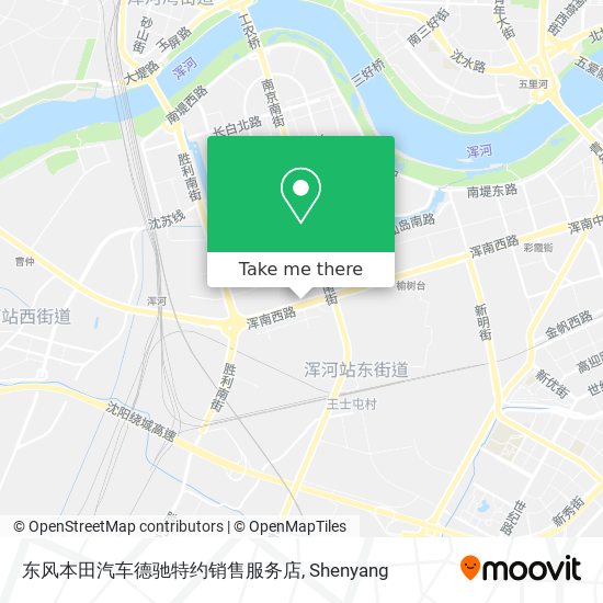 东风本田汽车德驰特约销售服务店 map
