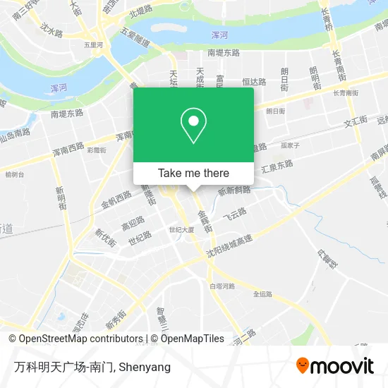 万科明天广场-南门 map