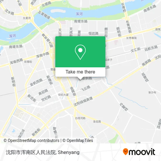 沈阳市浑南区人民法院 map