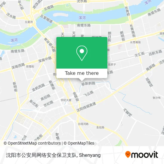 沈阳市公安局网络安全保卫支队 map