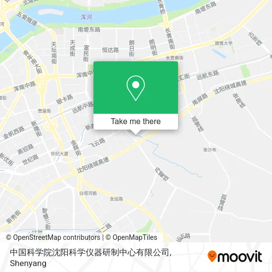 中国科学院沈阳科学仪器研制中心有限公司 map