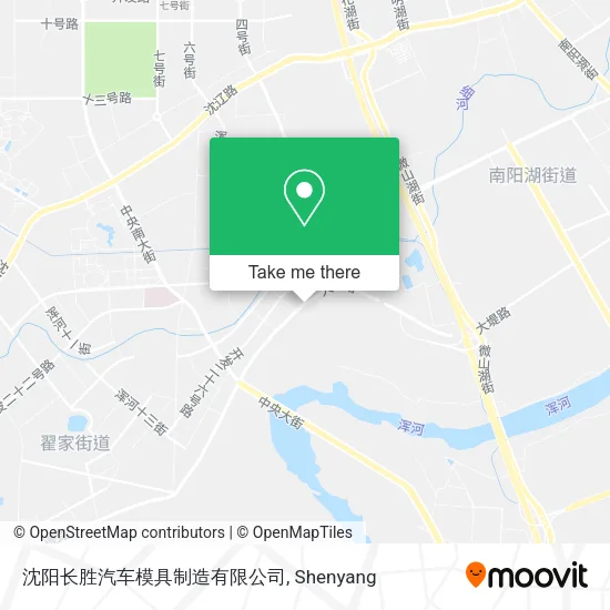 沈阳长胜汽车模具制造有限公司 map
