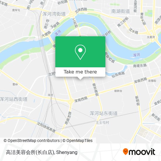 高洁美容会所(长白店) map