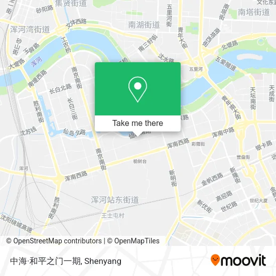中海·和平之门一期 map