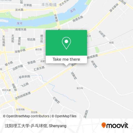 沈阳理工大学-乒乓球馆 map