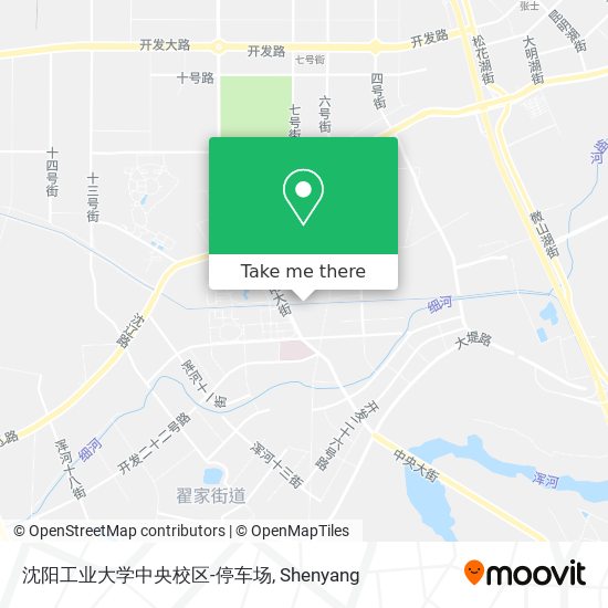 沈阳工业大学中央校区-停车场 map
