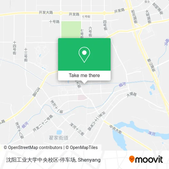 沈阳工业大学中央校区-停车场 map