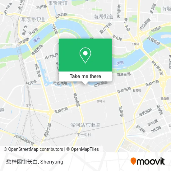 碧桂园御长白 map