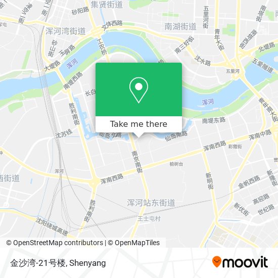 金沙湾-21号楼 map