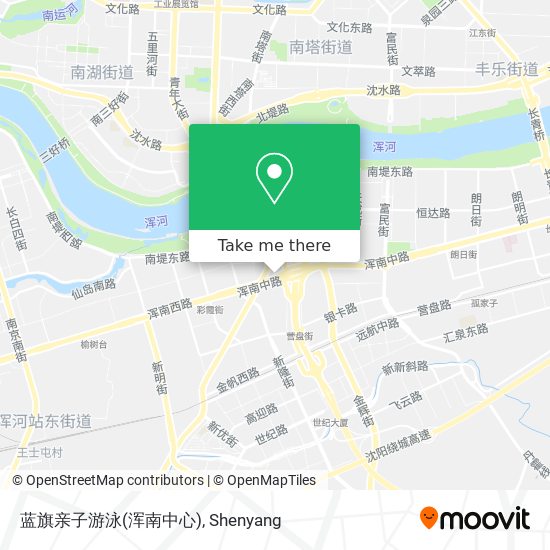蓝旗亲子游泳(浑南中心) map