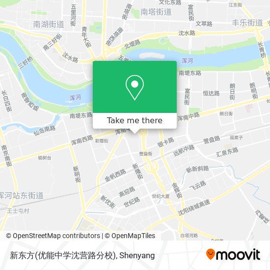 新东方(优能中学沈营路分校) map