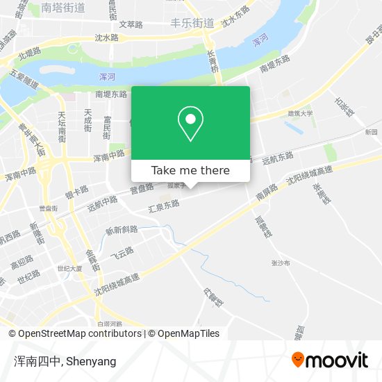 浑南四中 map