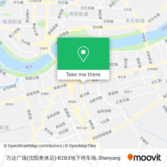 万达广场(沈阳奥体店)-B2B3地下停车场 map