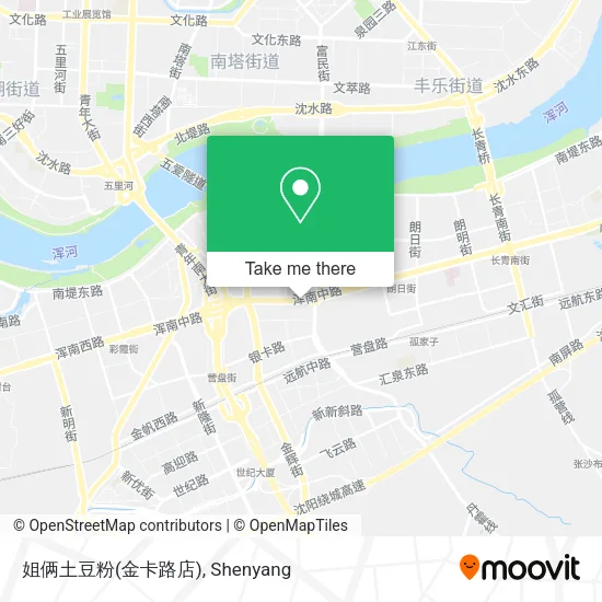 姐俩土豆粉(金卡路店) map